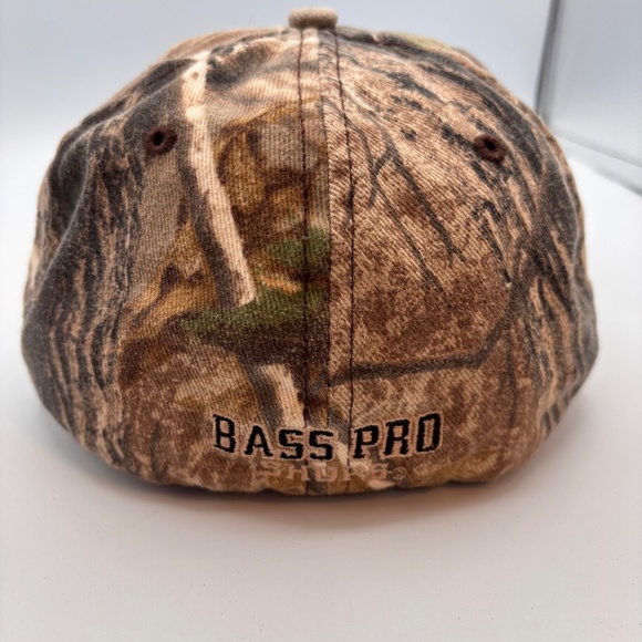 Vintage Bass Pro Shops Fish Hunting Camo Pattern Retro Hat Size 2XL - Picture 5 of 9